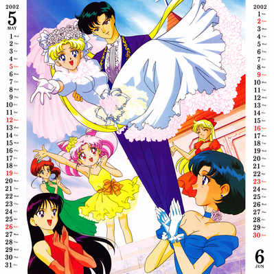Sailor Moon R
Pretty Soldier Sailor Moon
2001.11 - 2002 Calendar
