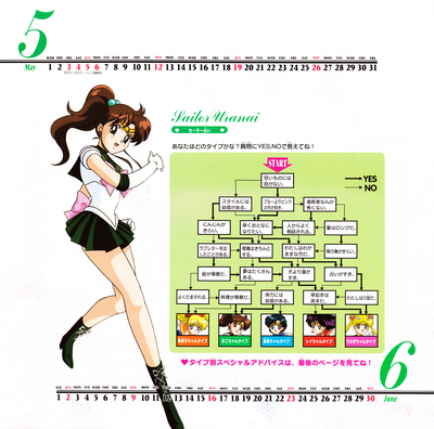 Sailor Jupiter
Sailor Moon SuperS
1996 Calendar
