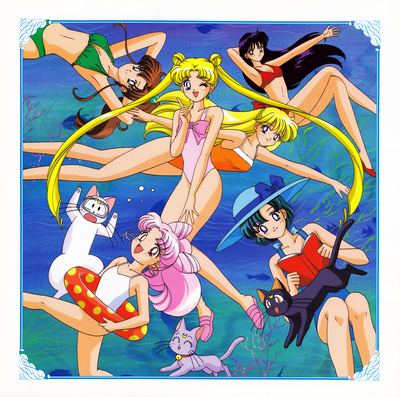 Sailor Senshi, Luna, Artemis, Diana
Sailor Moon SuperS
1996 Calendar

