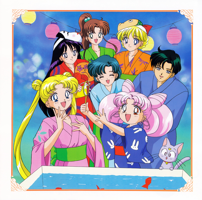 Sailor Senshi, Diana, Mamoru
Sailor Moon SuperS
1996 Calendar
