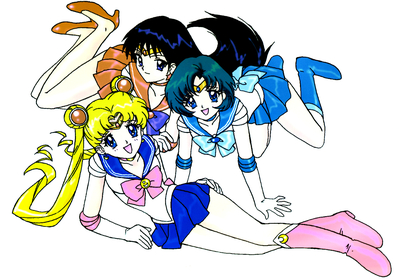 Sailor Moon, Mercury, Mars
USAGI-00-000000-0
Infinity Artbook
