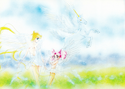 Usagi, Chibi-Usa, Pegasus
ISBN: 4-06-324519-5
