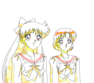 Aino Minako, Mizuno Ami
Sailor Moon Sailor Stars
Douga Book
03640487-05
