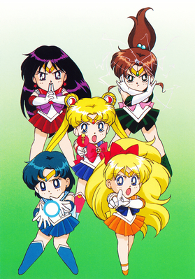 Sailor Senshi
Sailor Moon R Postcards
by Seika Note // Movic
