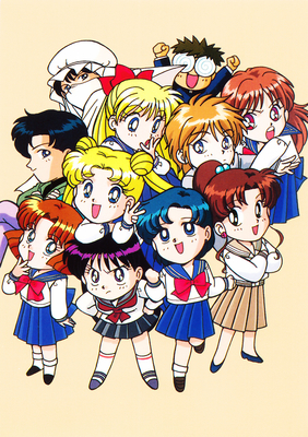 Sailor Moon R Characters
Sailor Moon R Postcards
by Seika Note // Movic
