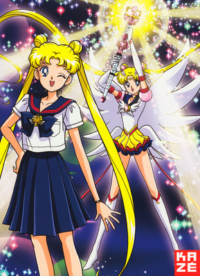 Eternal Sailor Moon / Tsukino Usagi
Sailor Moon Sailor Stars
Intégrale Saison 5
